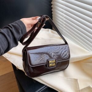 Version Of Small Square Bag Mi.U Fashion High-End Bags Texture Bag Women'S Bag Spice Girl Shoulder Messenger Bag