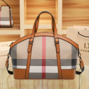 Bag Women'S 2026 New Leather Plaid Shell Bag Versatile Women'S Handbag Large Capacity Shoulder Bag Crossbody Bag