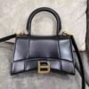 Bag 2026 New Leather Bag High-End Handbag Women’S High Version Crocodile Pattern Hourglass Bag Messenger Bag