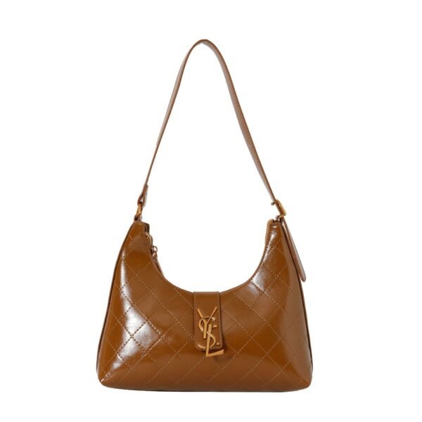 Poplar Forest Dumpling Bag, Premium Light Luxury Niche Single Shoulder Crossbody Fashion Commuter Diamond Underarm Bag