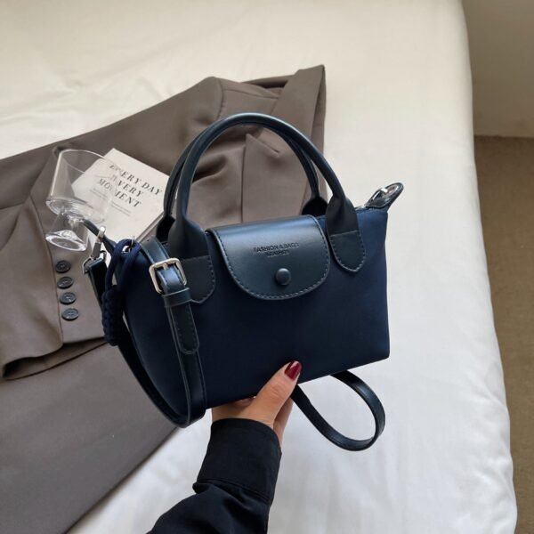 New Oxford Cloth Multi-Color Dumpling Bag Long Bags Xiang Splicing Handbag Niche Shoulder Messenger Bag