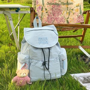 Miu Outdoor Mountaineering Backpack Lightweight Niche Backpack Simple Fresh Large Capacity Mori Trendy Schoolbag