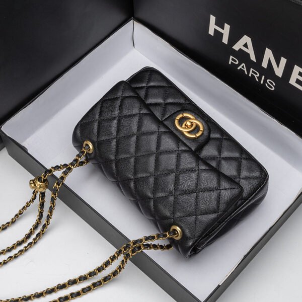 CF Underarm Chain Bag New Diamond Checkered Shoulder Bag Fashionable And Versatile Women’S Bag Leather High-End Crossbody Bag