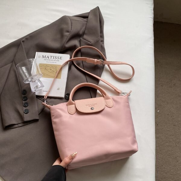 New Light Luxury Dragon Bags Xiang Nylon Cloth Retro Trendy Large Capacity Tote Portable Shoulder Messenger Bag