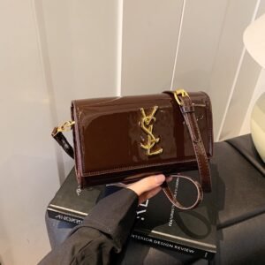 Retro Poplar Forest Small Square Bag Fashion High-End Niche Shoulder Bag Trend Light Luxury Trade Armpit Bag