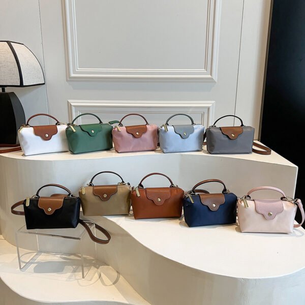 Nylon Women’S Handbag Bag New Dragon Bags Xiang Simple Spliced Dumpling Bag One-Shoulder Tide Crossbody Bag