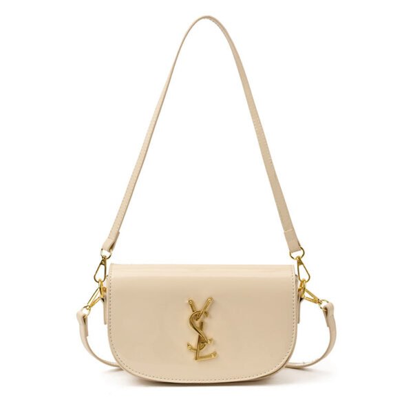 Niche Design Poplar Forest Retro Saddle Bag Simple Texture Personalized Portable Small Square Bag Premium Shoulder Messenger Bag