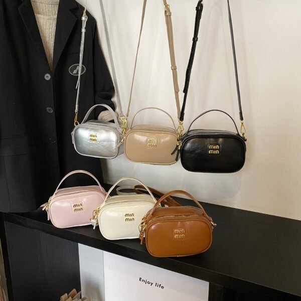 This Year’S Popular Small Square Bag Women’S New Fashion Min Versatile Single Shoulder Texture Crossbody Niche Camera Bag