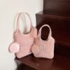 Miu Versatile Handbag Fashion Mother And Child Bag Large Capacity Ins Niche Design Shoulder Underarm Bag