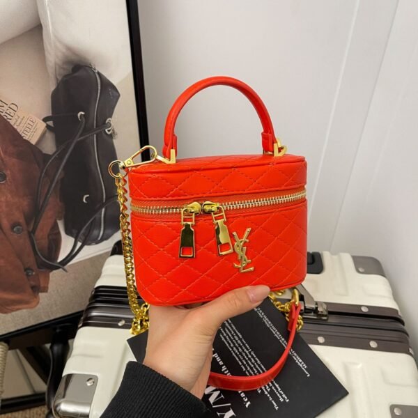 Fashion Poplar Forest Portable Box Bag Bags Small Fragrant Style Light Luxury Style Messenger Bag High Tide Commuter Small Square Bag