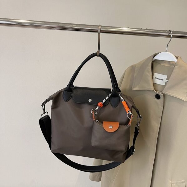 Spring Large-Capacity Hand-Held Dumpling Bags Tide Dragon Bags Xiang Spliced Mother-In-Law Bags Niche One-Shoulder Crossbody Bags