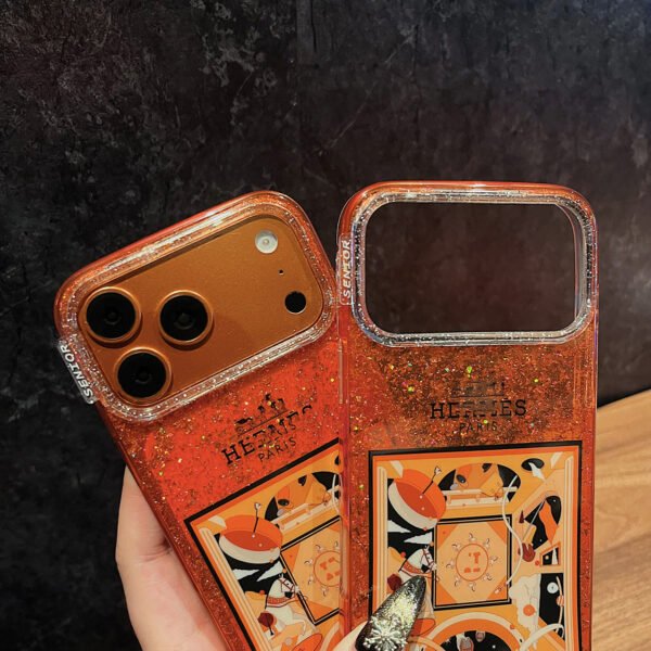 The New Glitter Mobile Phone Case Is Suitable For IPhone17Promax Light Luxury Popular Apple 17 Mobile Phone Case.