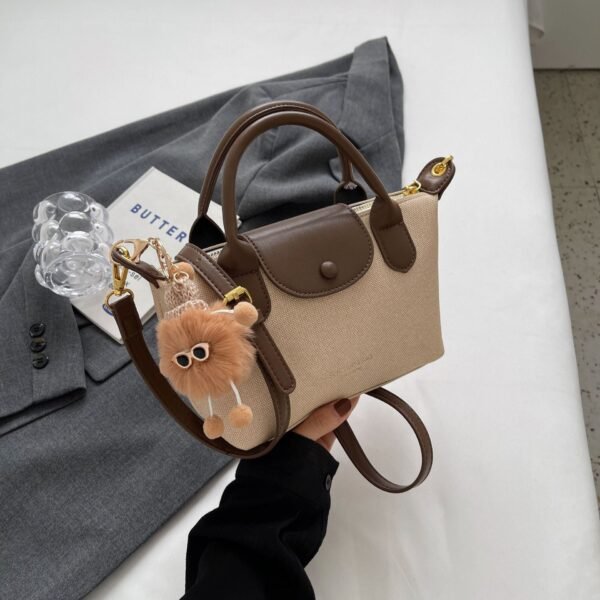 Simple Dumpling Bag New Dragon Bags Xiang High-End Texture Hand-Spliced Shoulder Messenger Bag