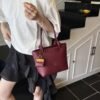 High-End Texture Retro Miu Bucket Bag Versatile Light Luxury Commuter Mother-In-Law Bag Large Capacity One-Shoulder Tote Bag