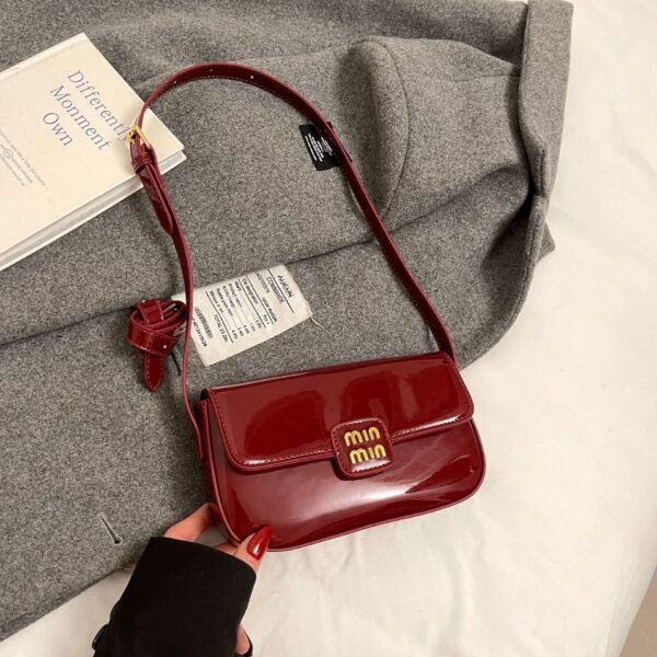 Version Of Small Square Bag Mi.U Fashion High-End Bags Texture Bag Women’S Bag Spice Girl Shoulder Messenger Bag