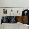 Vintage Chain Tote Bag Poplar Forest Suede Bags Premium Trendy Large Capacity Commuter Shoulder Underarm Mother And Child Bag