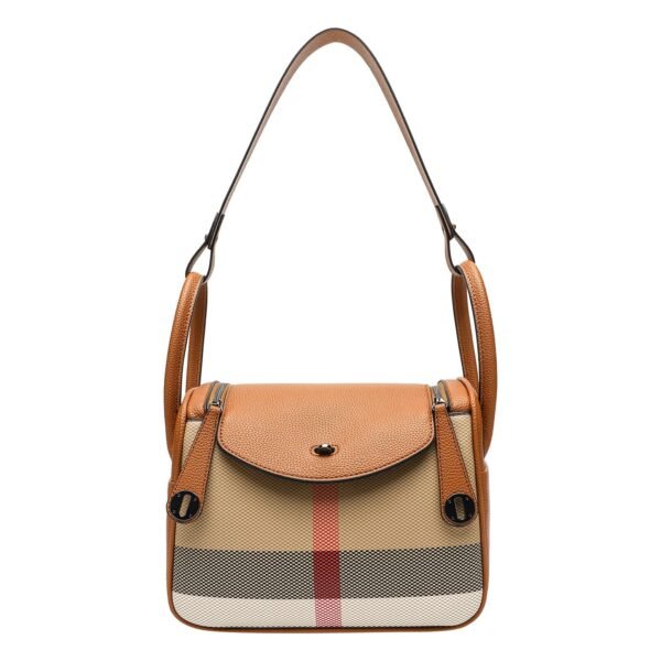 2026 New Mini Lindy Bag Doctor Bag Leather Plaid Women’S Bag Pillow Bag Shoulder Crossbody Handbag