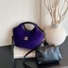 Light Luxury Handbag, Poplar Forest Woolen Wool Shoulder Vegetable Basket Bag, Trade Gas Messenger Bucket Bag