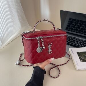 Premium Light Luxury Poplar Woods Small Square Bags Large Capacity Niche Commuting Fashion Trend Shoulder Messenger Bag