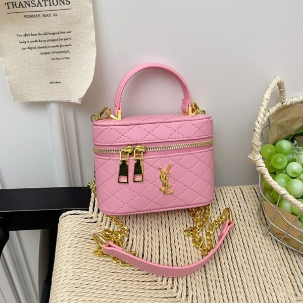 Fashion Poplar Forest Portable Box Bag Bags Small Fragrant Style Light Luxury Style Messenger Bag High Tide Commuter Small Square Bag