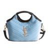 Suede Poplar Forest Bucket Bag Niche Design Handbag Rhombus Embroidery Thread Trendy Personality Shoulder Messenger Bag