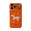 The new mobile phone case for the Year of the Horse is suitable for iPhone17Promax light luxury trendy brand New Year, and Apple 17 mobile phone case.