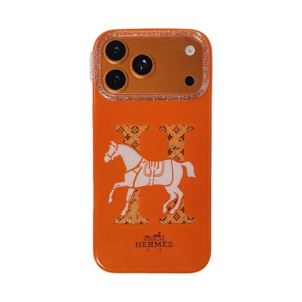 The new mobile phone case for the Year of the Horse is suitable for iPhone17Promax light luxury trendy brand New Year, and Apple 17 mobile phone case.