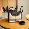 2026 New Mini Lindy Bag Doctor Bag Leather Plaid Women’S Bag Pillow Bag Shoulder Crossbody Handbag