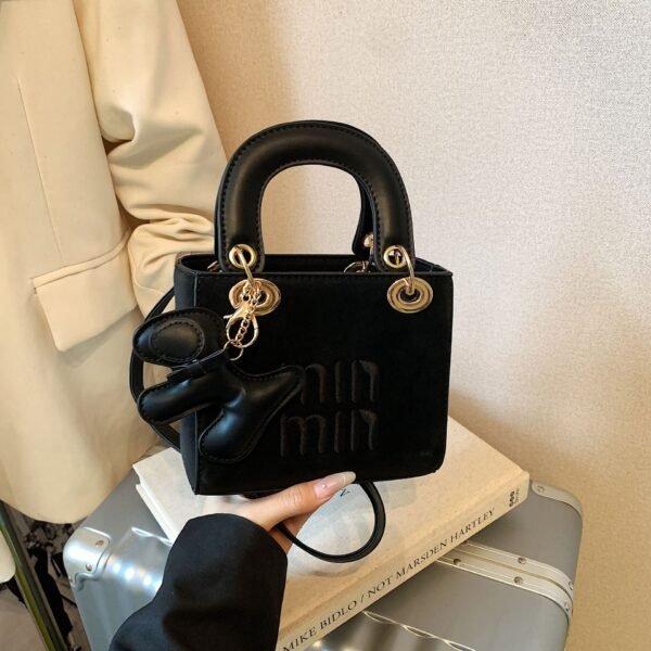 Fashion Miu Versatile Small Square Bag Embroidered Messenger Bag Niche Design Handbag Spice Girl Shoulder Bag