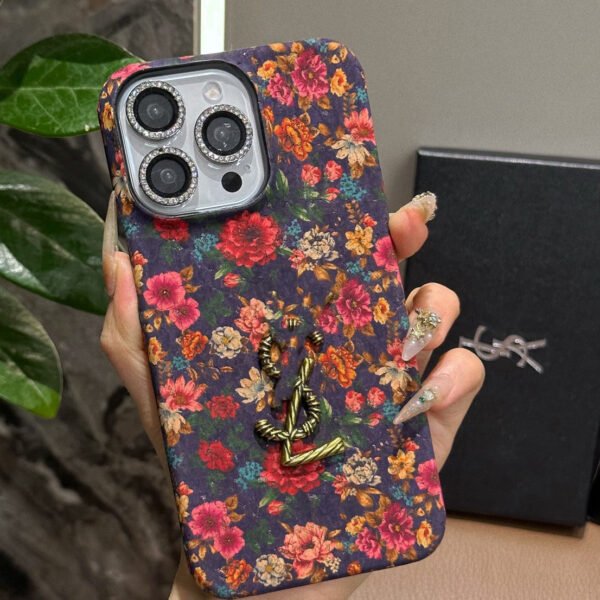 Light Luxury Peony Hard Shell Protective Cover Tide Brand Is Suitable For IPhone17Promax Tide Brand Apple Mobile Phone Case New Model