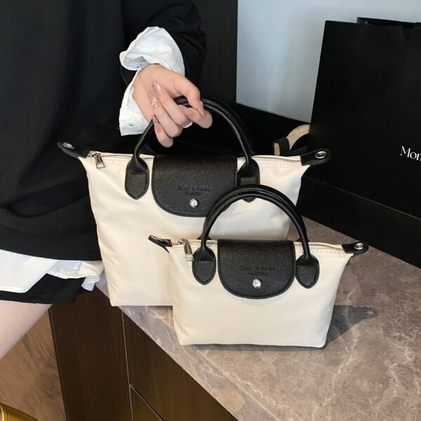 Popular Dumpling Bag Women’S Nylon Splicing Light Luxury Dragon Bags Xiang Change Light Shoulder Messenger Handbag