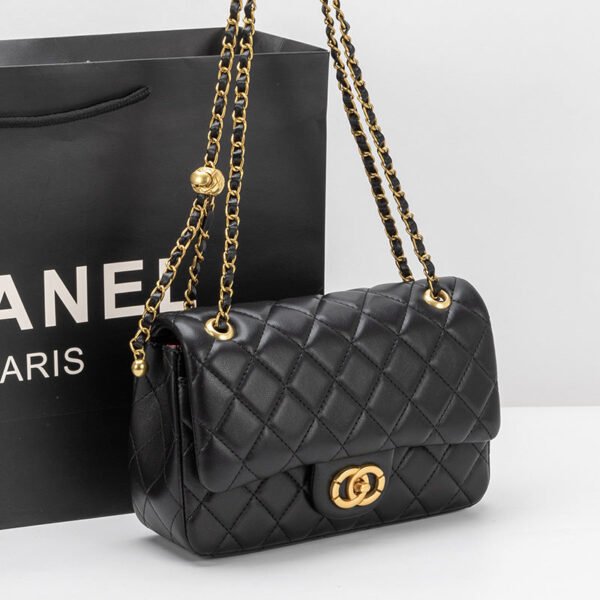 CF Underarm Chain Bag New Diamond Checkered Shoulder Bag Fashionable And Versatile Women’S Bag Leather High-End Crossbody Bag