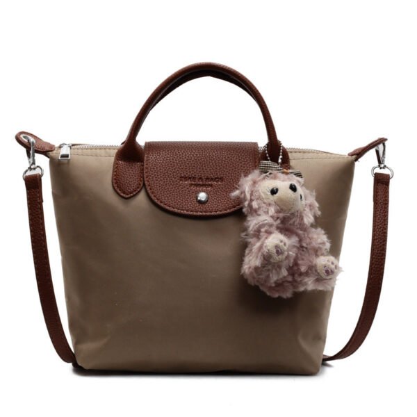 New Light Luxury Dragon Bags Xiang Nylon Cloth Retro Trendy Large Capacity Tote Portable Shoulder Messenger Bag