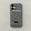 Light luxury rhinestone protective case Magnetic card bag Tide brand is suitable for iPhone17Promax and Apple 16 mobile phone case
