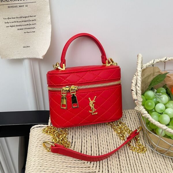 Fashion Poplar Forest Portable Box Bag Bags Small Fragrant Style Light Luxury Style Messenger Bag High Tide Commuter Small Square Bag