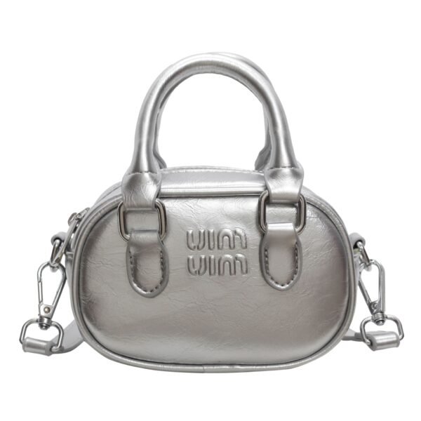 New Oily Skin Mini Handbag Bag Niche Lipstick Bag Crossbody Min Bowling Bag Women’S Bag