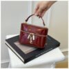 Retro Light Luxury Poplar Forest Box Bag Portable Women Commuter Small Square Bag Niche High-End Tide Single Shoulder Messenger Bag