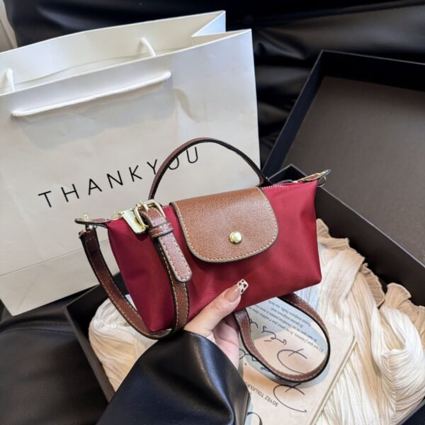 Oxford Cloth Dumpling Bag Dragon Mini Xiang Western-Style Nylon Contrast Simple And Fashionable One-Shoulder Crossbody Bag