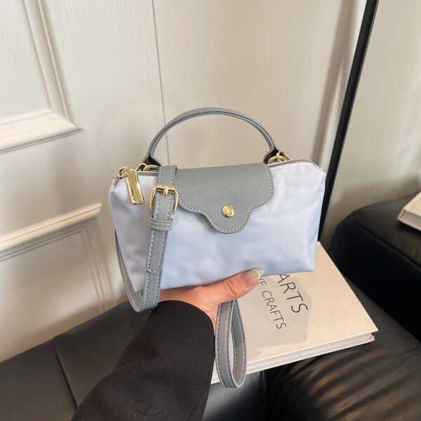 Nylon Women’S Handbag Bag New Dragon Bags Xiang Simple Splicing Dumpling Bag Single Shoulder Tide Messenger Bag