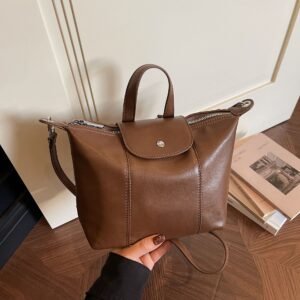 Dragon Bags Xiang Dumpling Bag Fashion Sewing Line Niche Backpack Versatile Style Commuting Trade Shoulder Bag