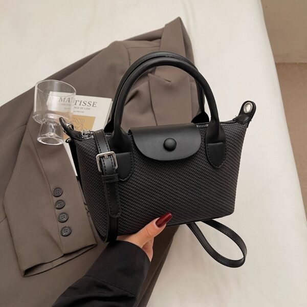 New Niche Design Dumpling Bag Splicing Dragon Bags Xiangchao Versatile Handbag Women’S Contrasting Shoulder Bag