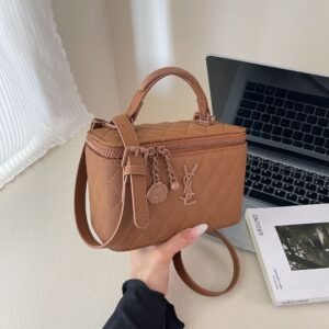 Light Luxury Poplar Forest Small Square Bags, Trade Trend Versatile Chain Messenger Bag, Fashionable Portable Box Bag