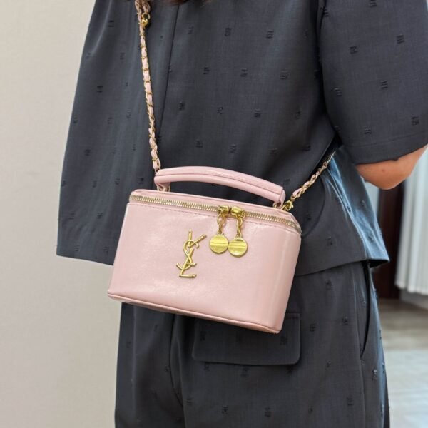 Poplar Forest Small Square Bag Chain Light Luxury Bags Simple Trendy Box Bag Fashion Messenger Portable Women’S Bag