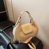 Pleated Miu Handbag Women’S Spring And Summer Bags Trendy Simple And Fashionable Shoulder Bag High-End Messenger Bag