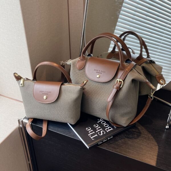 Oxford Cloth Dumpling Bag New Trade Dragon Bags Xiang Hand-To-Hand Splicing Bag Trendy One-Shoulder New Bag