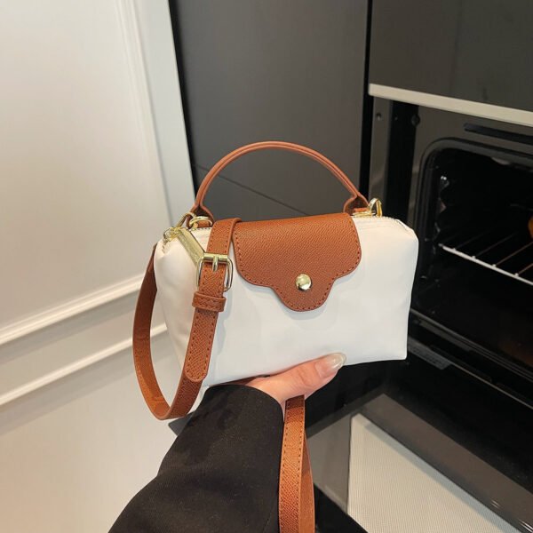 Nylon Women’S Handbag Bag New Dragon Bags Xiang Simple Splicing Dumpling Bag Single Shoulder Tide Messenger Bag