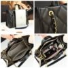Women’S Bag 2026 New High-End Diamond Chain Shoulder Bag Leather Large-Capacity Commuter Tote Bag Niche Design