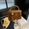 Matte Chain Mi.U French Box Bag Niche Texture Trade Tide Small Square Bag Personalized Shoulder Messenger Bag