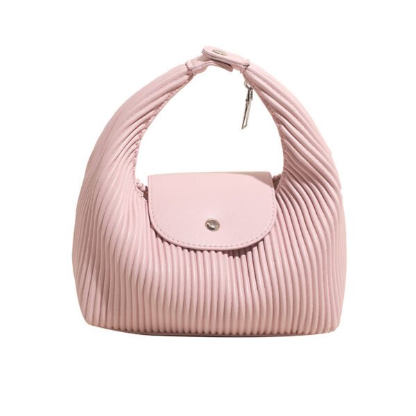 Messenger Bag Women’S Bag New Dragon Bags Xiang Simple Commuting Pleated Trendy Versatile Shoulder Handbag