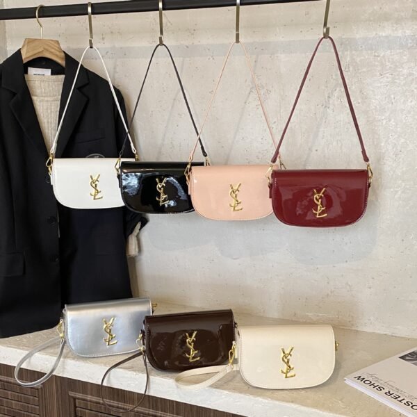 Niche Design Poplar Forest Retro Saddle Bag Simple Texture Personalized Portable Small Square Bag Premium Shoulder Messenger Bag